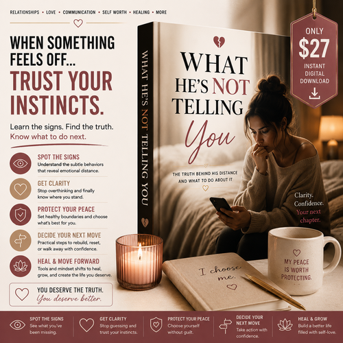 What He’s Not Telling You digital guide mockup